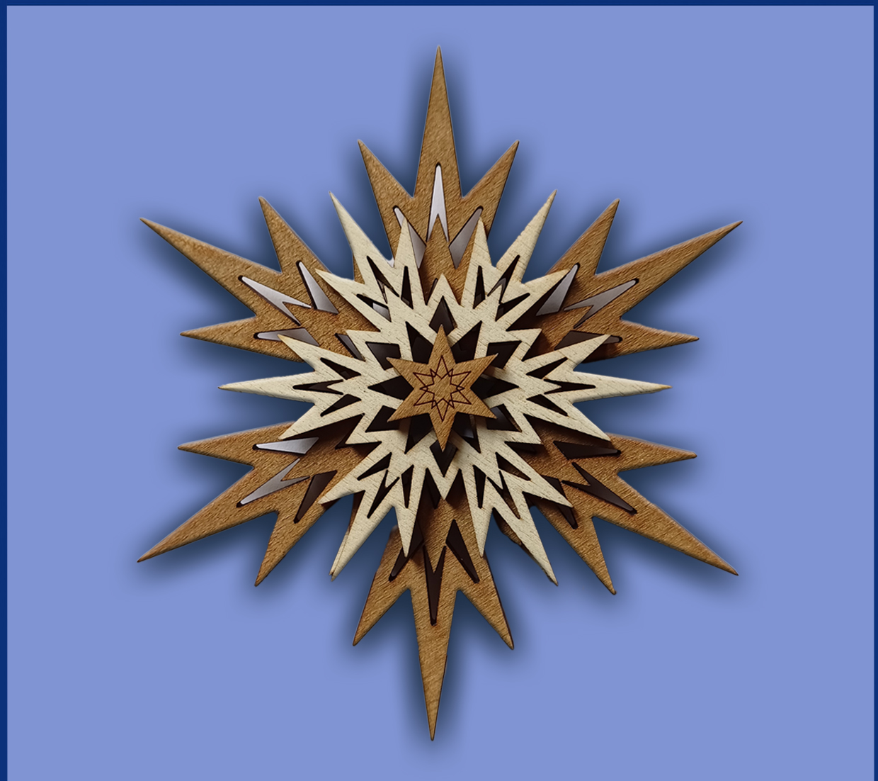 Deko 5 Schichten Eiskristall