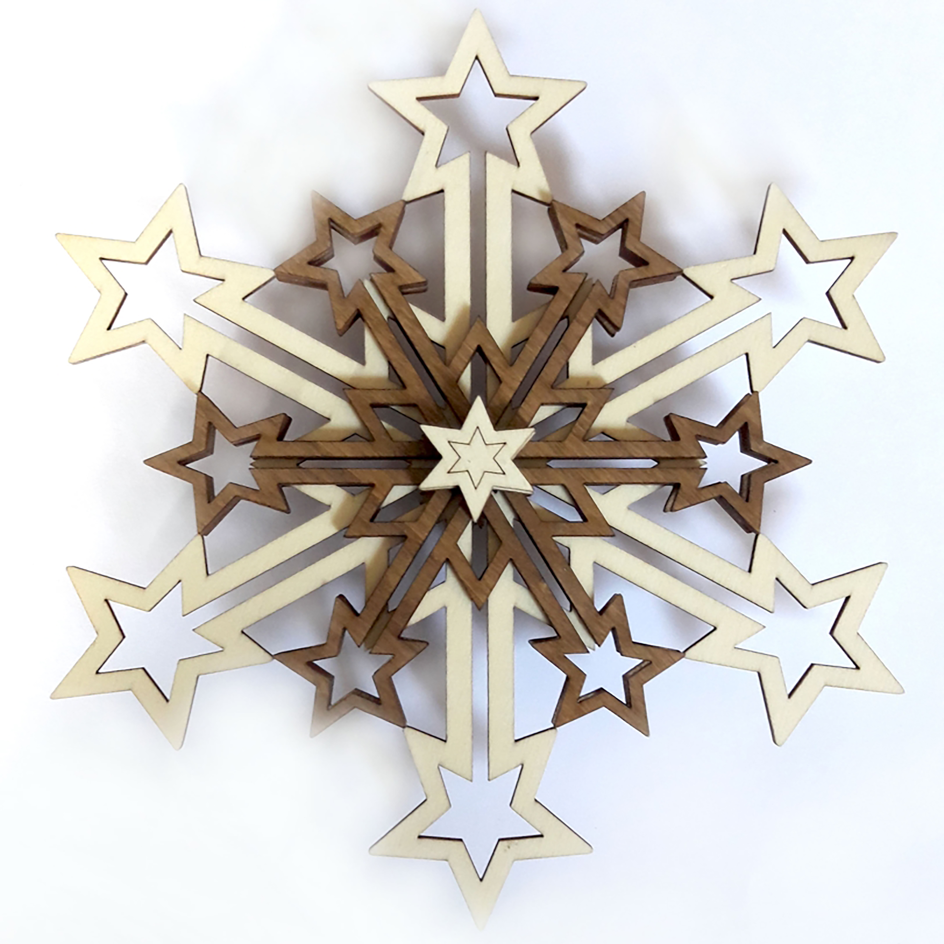 Deko 5 Schichten Schneeflocke