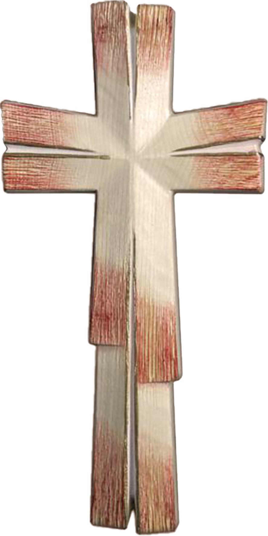 Meditation's Kreuz weiss rot