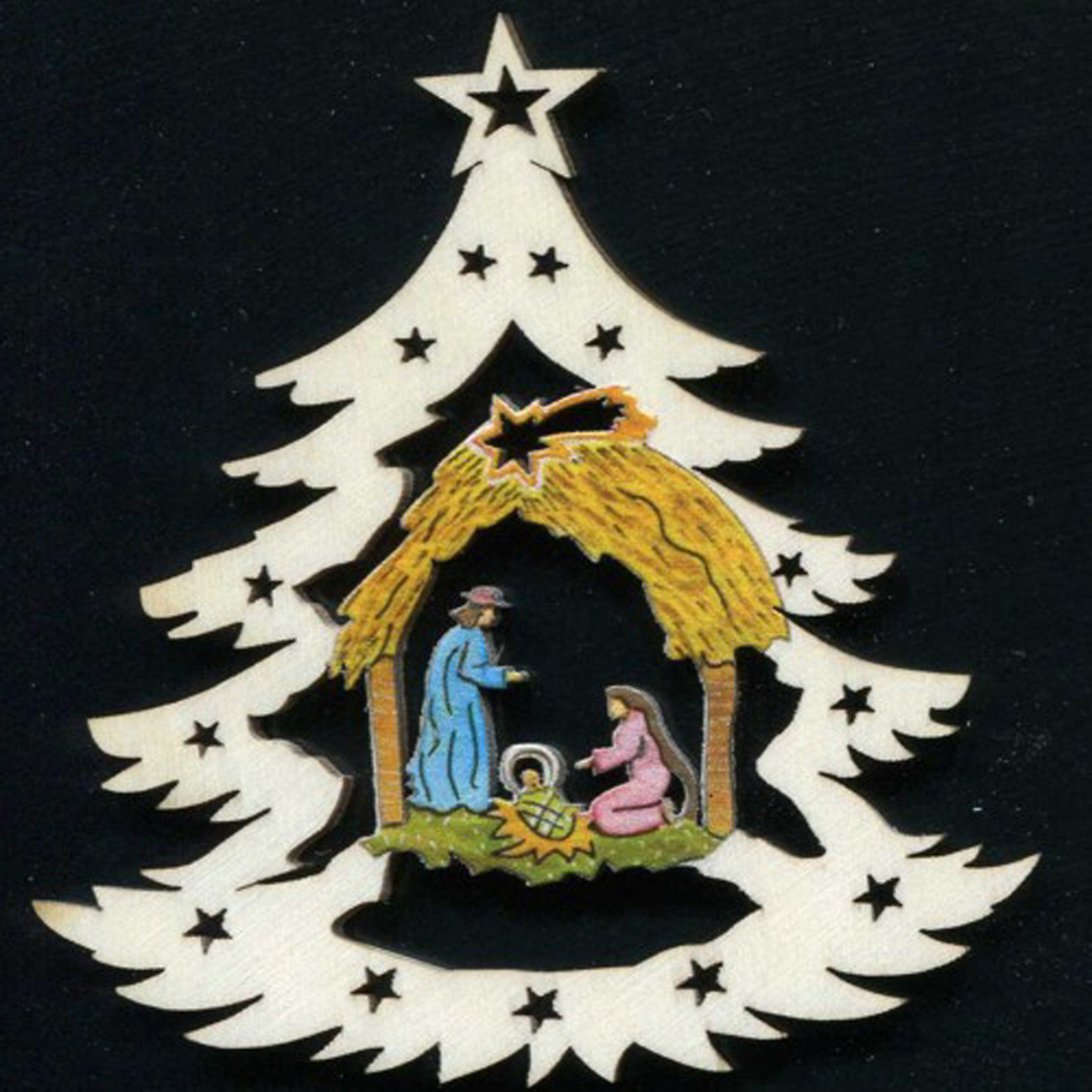 Tanne Hl. Familie color