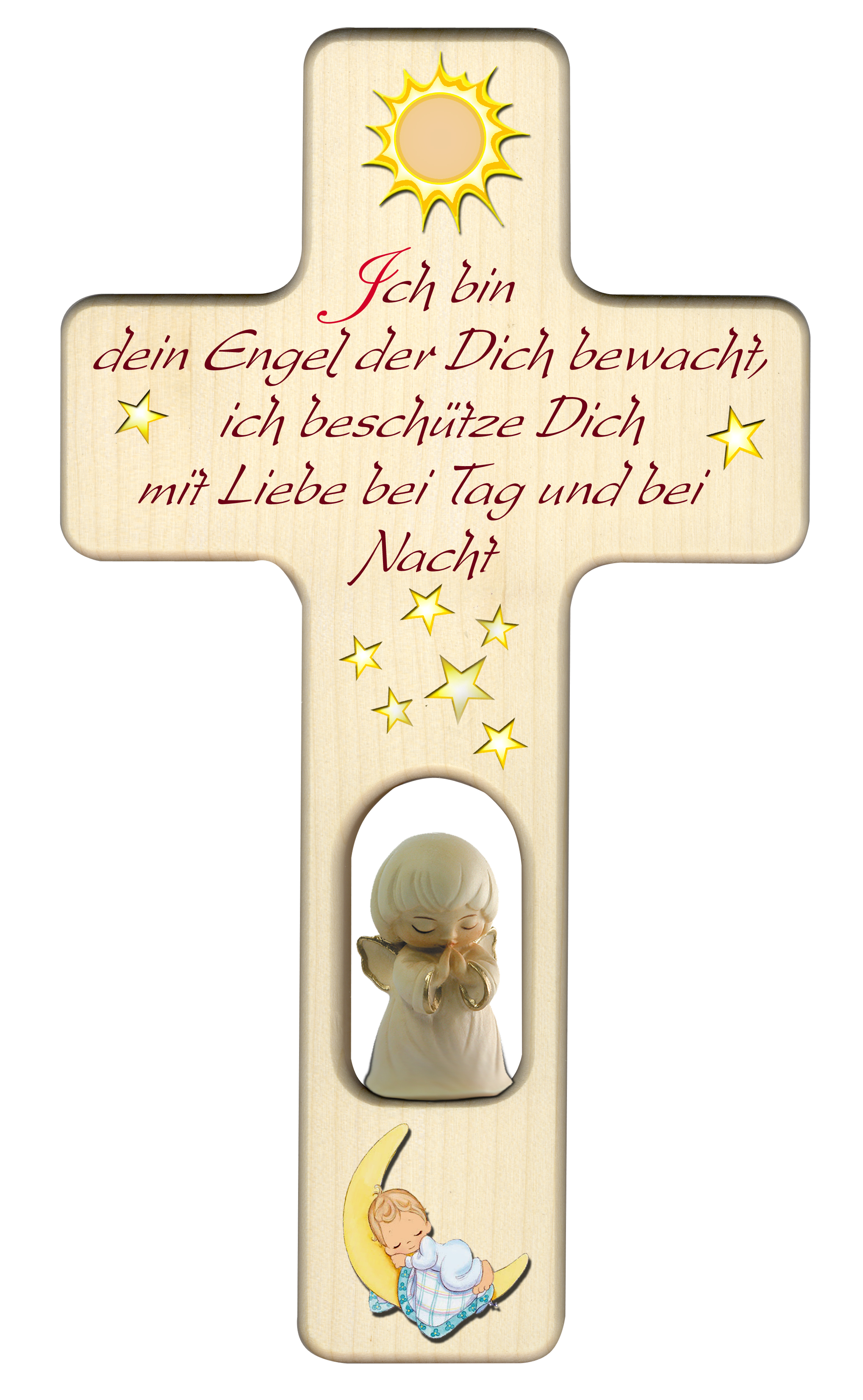 Kreuz mit Engel " Ich bin.."