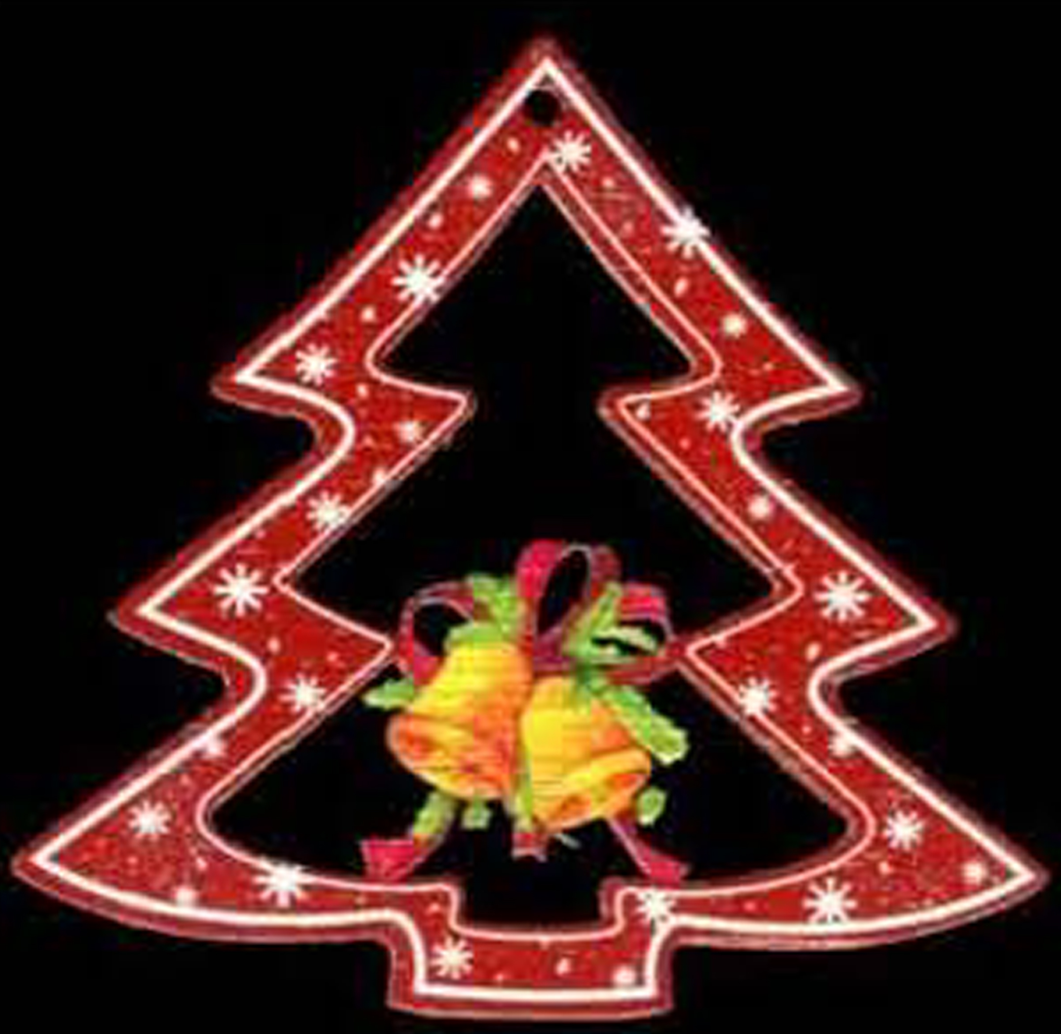 Tanne Rot mit Glocken