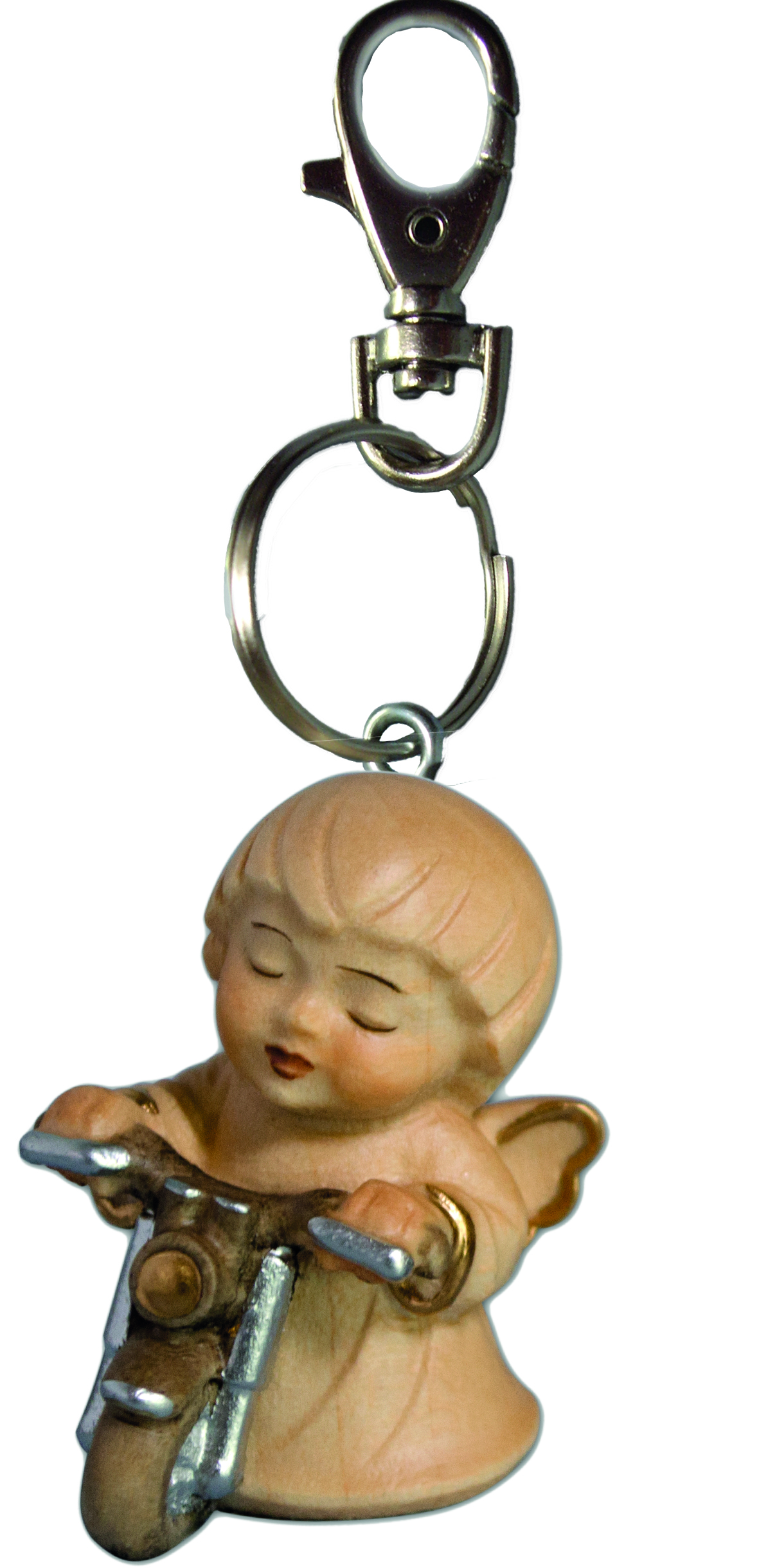 Luna angel motorcycle key chain