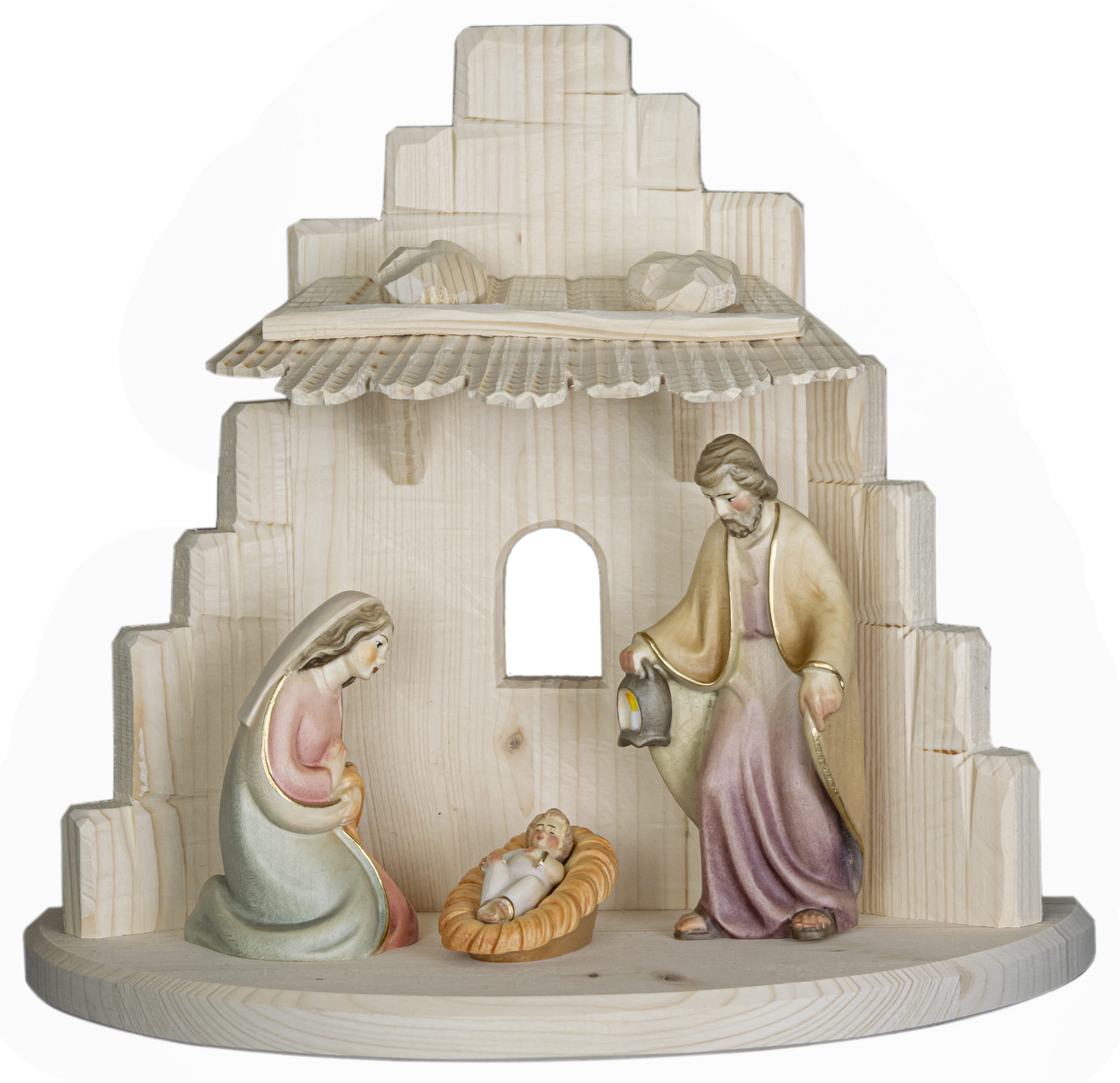 Stall mod. klein NAT + Rudolf 3tlg.