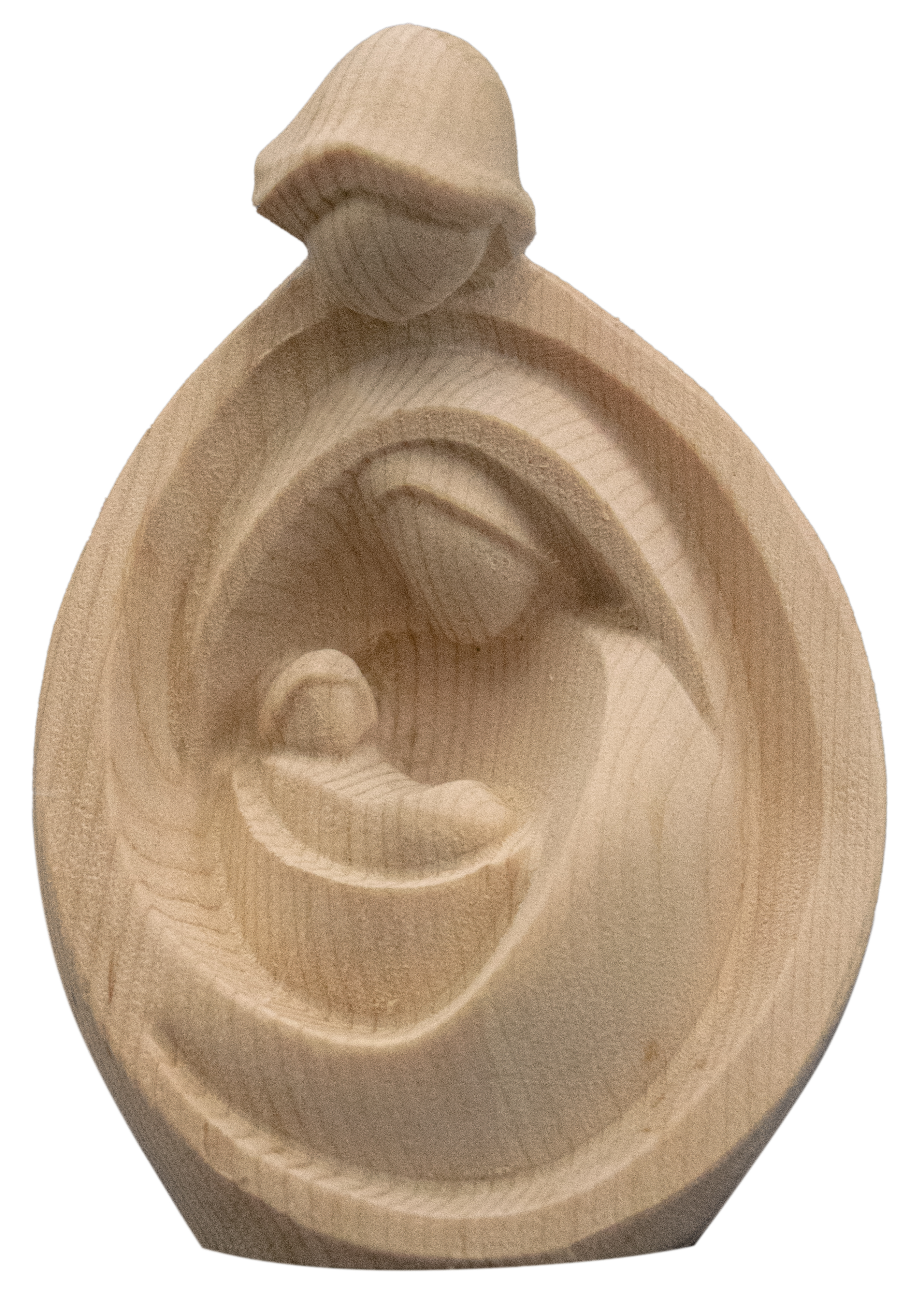 Aurora nativity in Swiss stone pine wood