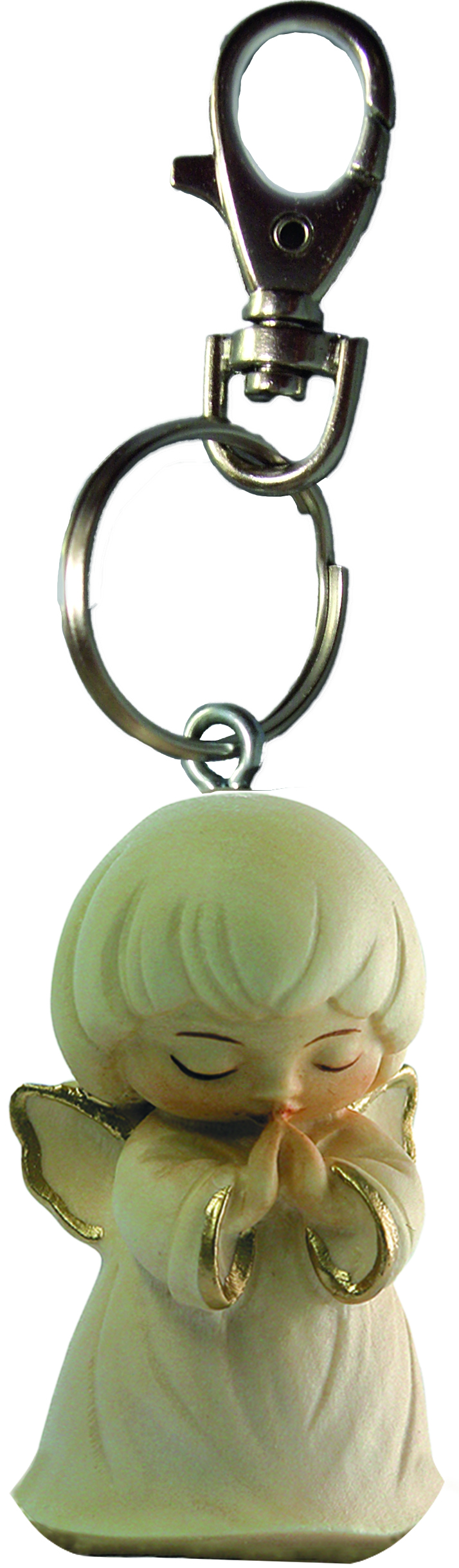 Angel Luna praying keychain