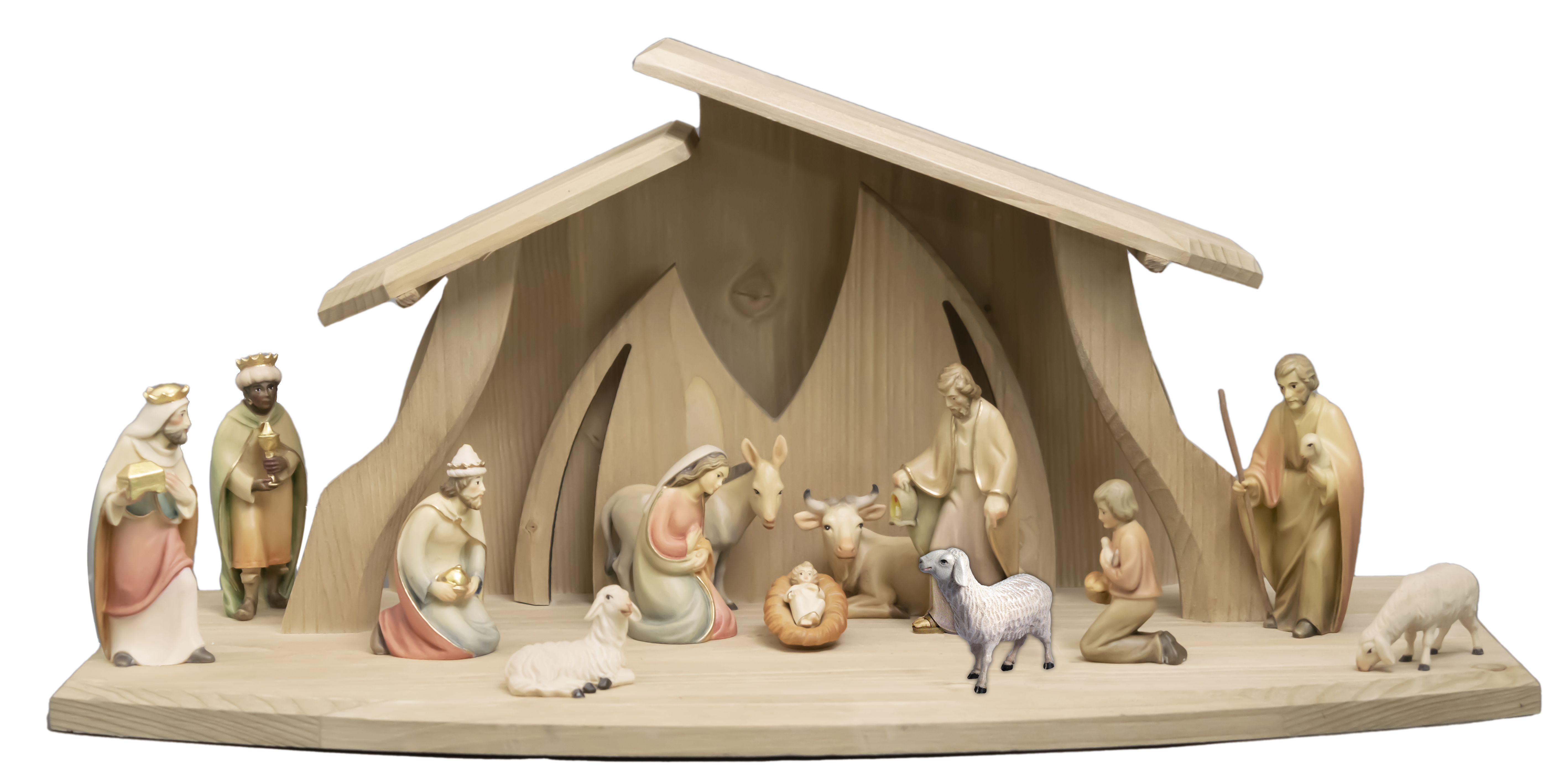 Altea Komplettstall+13tlg. Rudolfkrippe