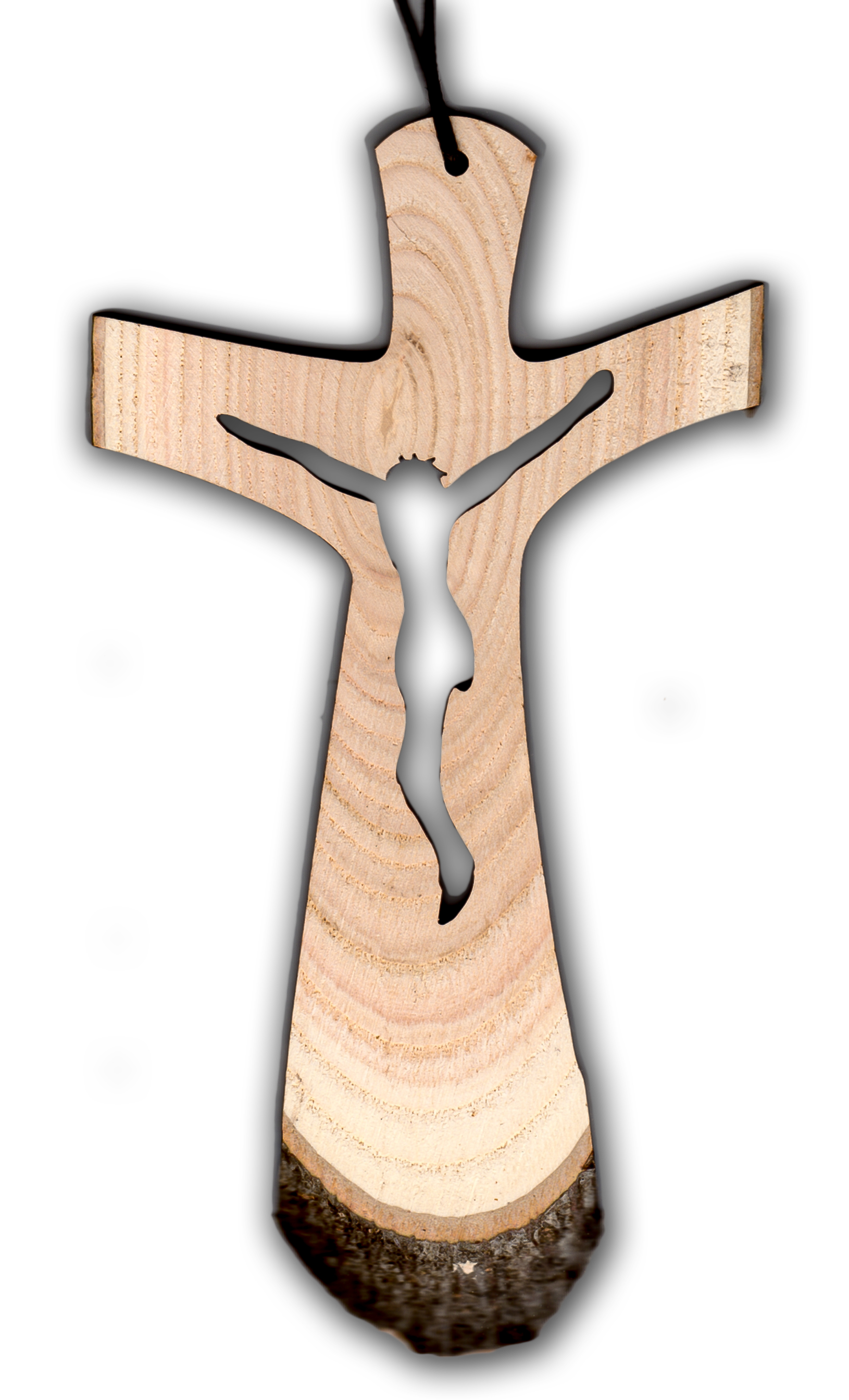 Kreuz aus Kastanienholz