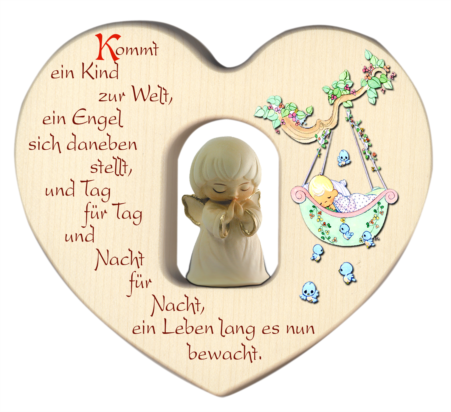 Herz mit Engel " Kommt ein.."