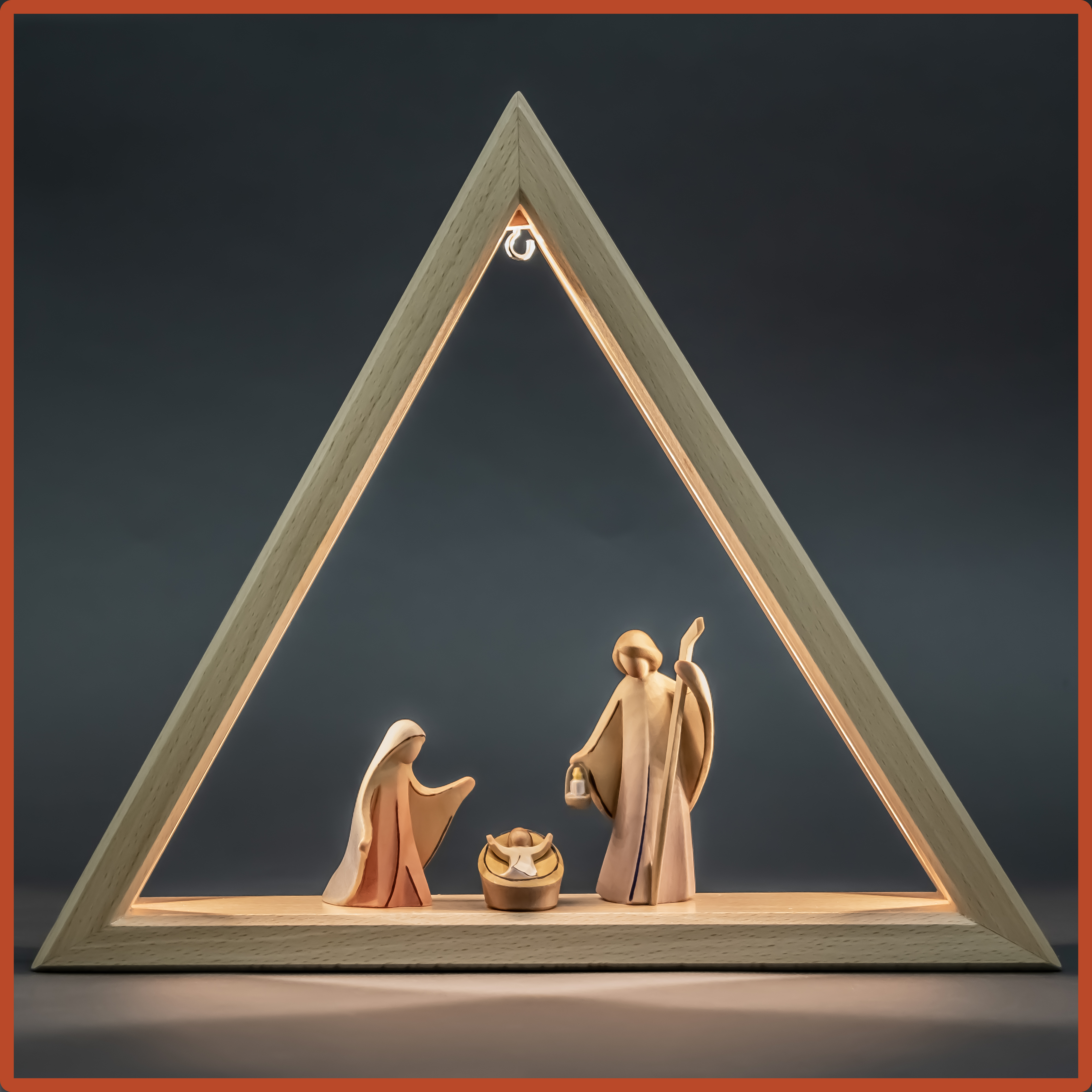 Illuminated Triangle with Aram Nativity