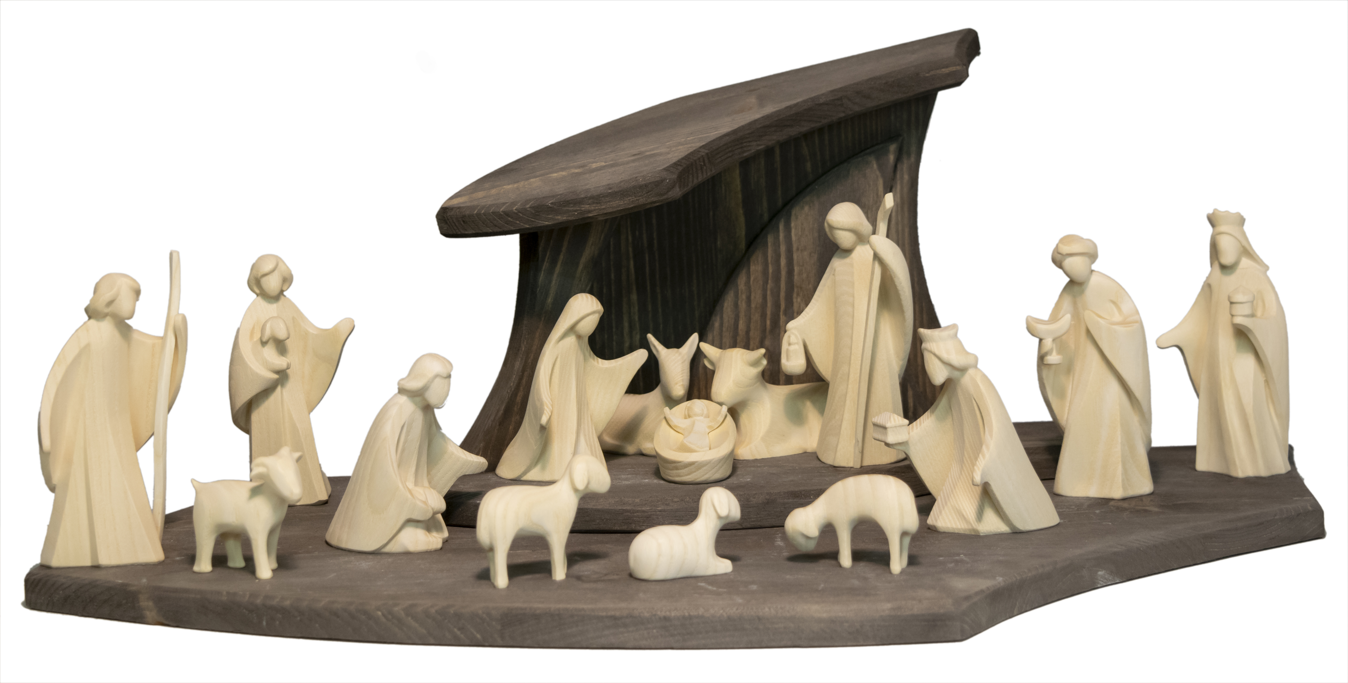 Grau Designstall mit 16tlg. Aram ESCHE