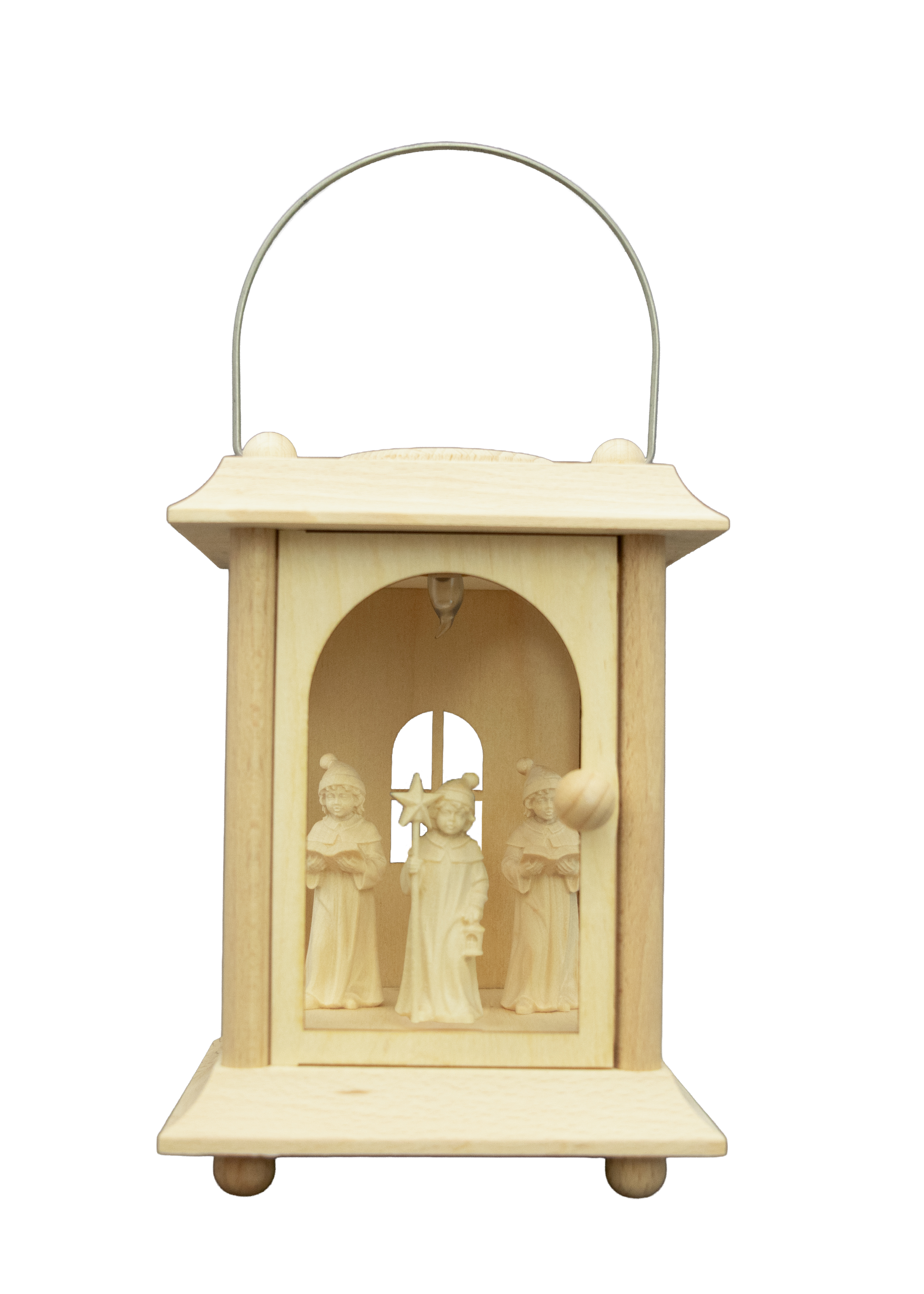 Laterne mit 3St. Kurrende Figuren