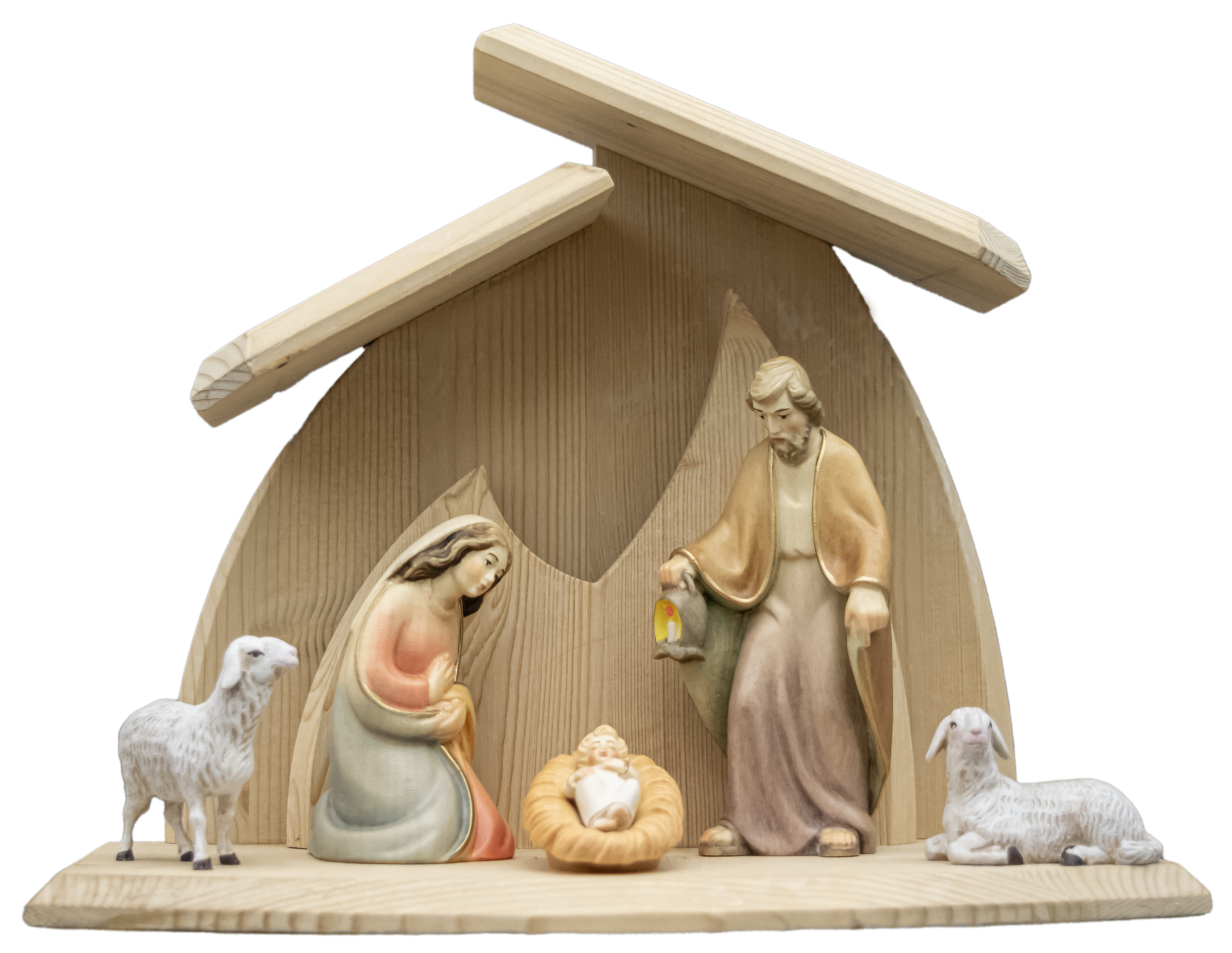 Fam.Stall Altea+Hl.Familie Rudolf und 2 Schafe